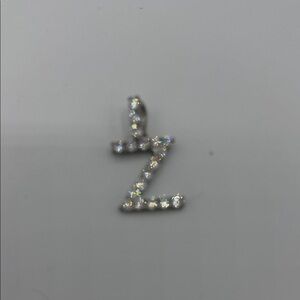 Sparkling Crystal Initial Pendant